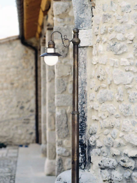 ABBAZIA - Metal garden lamp post by Aldo Bernardi - view 3